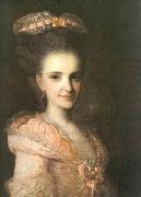 Lady in a Pink Dress,, Fyodor Rokotov